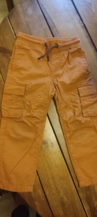 Spodnie bojówki ceglane