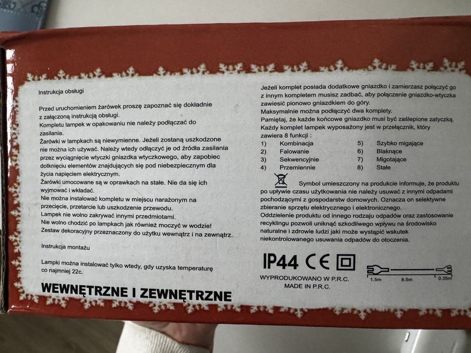 Lampki świąteczne Led