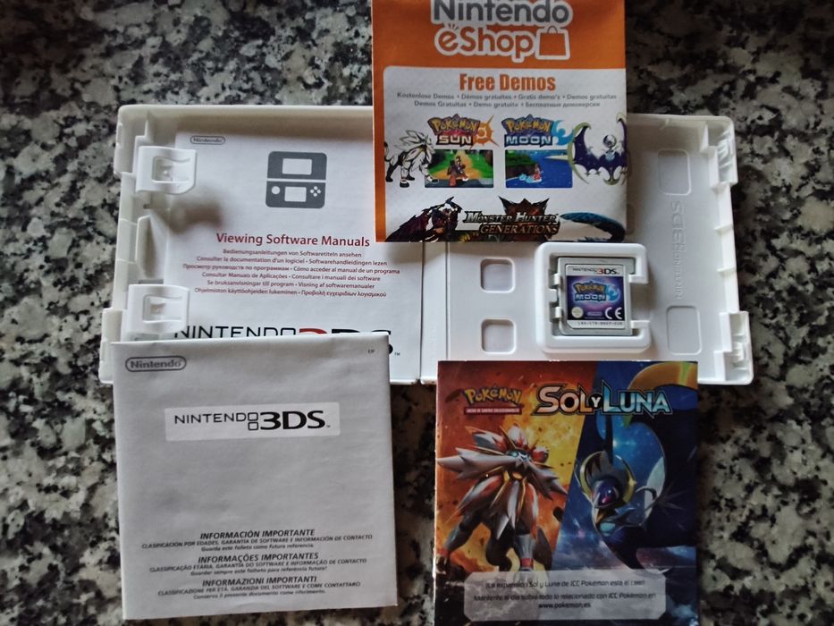 Nintendo 3ds xl com jogos