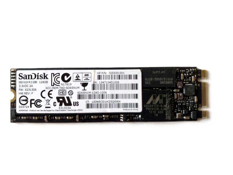 Disco SSD M.2 SATA SanDisk X110 128GB
