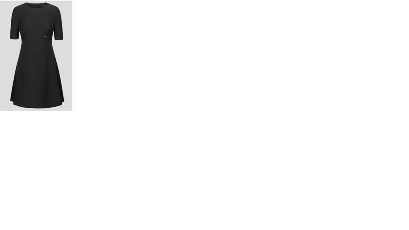 Czarna wizytowa sukienka w groszki kropeczki ORSAY nowa