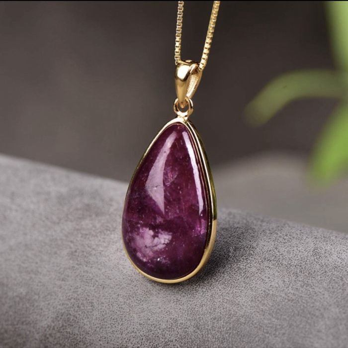 Colar de Ruby natural 6.82g