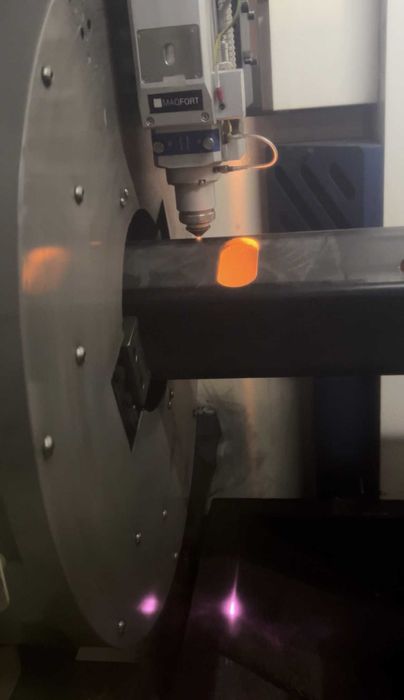 corte laser chapa e tubo de peças metálicas