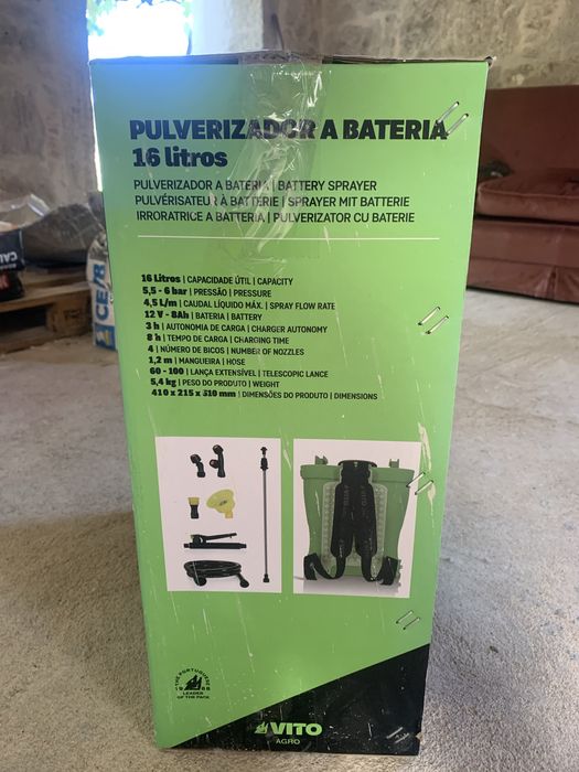 Pulverisador Vito Agro 16l Batteria NOVO