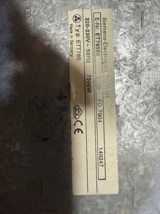 не рабочую варочную поверхность сименс под ремонт,на запчасти