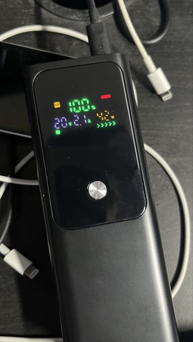 20000 мАч, 100 Вт, PD, внешний аккумулятор с быстрой зарядкой