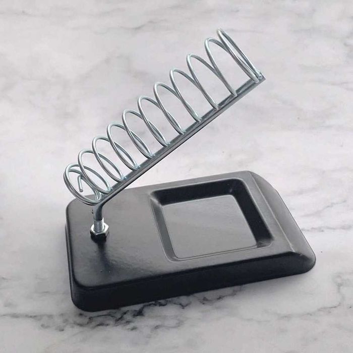 Подставка для паяльника с губкой надежная металлическая