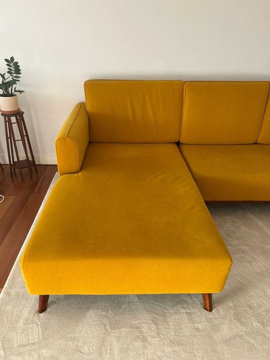 Sofa em tecido anti-gato anos 70