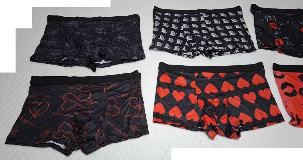 Bokserki męskie, majtki, bielizna męska, kolorowe wzory, XXL, 1szt.