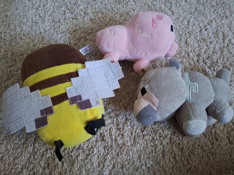 Мягкие игрушки Minecraft, майнкрафт