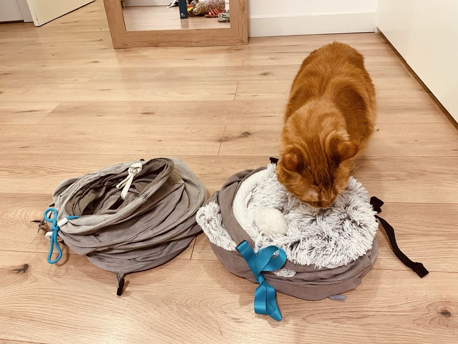 Conjunto de 2 túneis para gatos