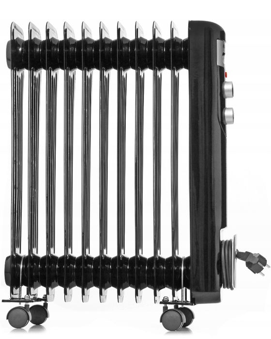 В наявності Масляний обігрівач Радіатор Батарея чорна HIERRO 2500w