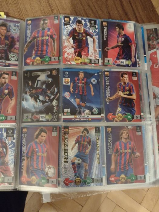 Karty Panini Champions League Mix 445 sztuk + Album + Plakaty Gratis !
