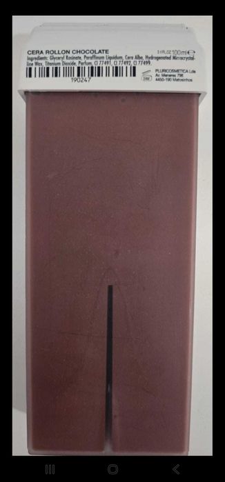 Cera chocolate roll on da Pluricosmética