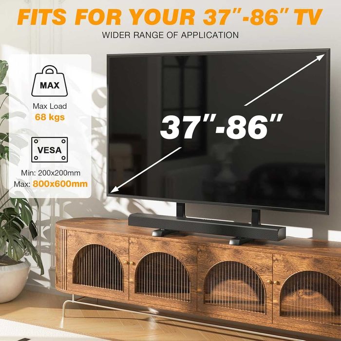 Stojak podstawa pod duży telewizor 37-86" 68kg VESA 800x600