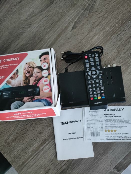 Tuner dekoder telewizji naziemnej DVBT2 ( Rezerwacja do 29.06.2026 )