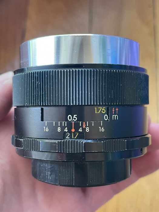 Obiektyw auto yashinon-dx 50mm f1.7, yashica japan