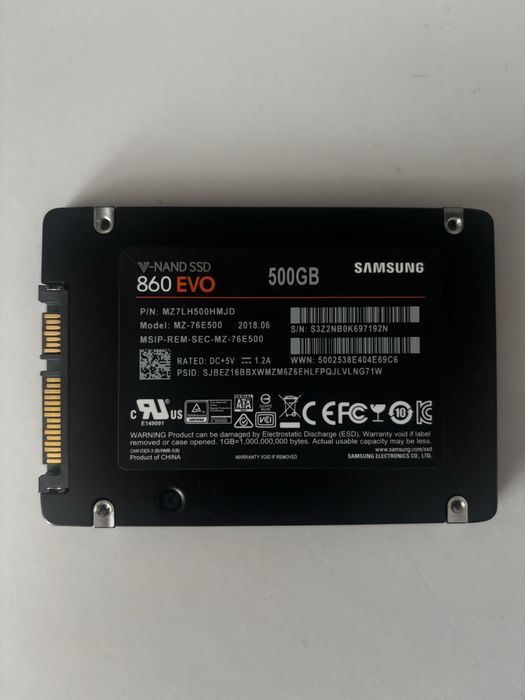 Ssd Samsung 860 EVO 500Gb