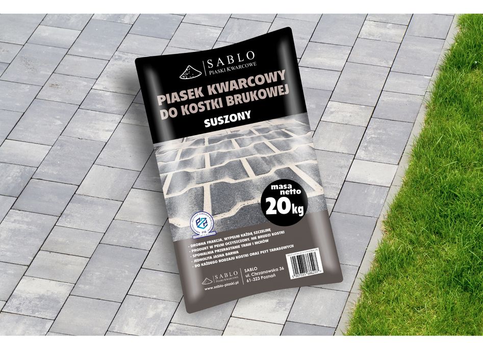 Piasek kostka brukowa , jasny OCZYSZCZONY!