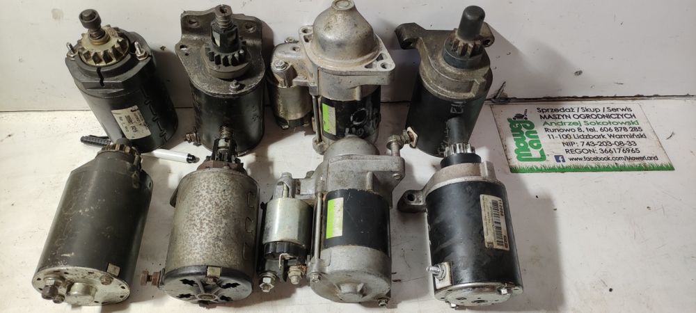 Rozrusznik silnik Briggs Stratton Kohler Honda Tecumseh CZĘŚCI