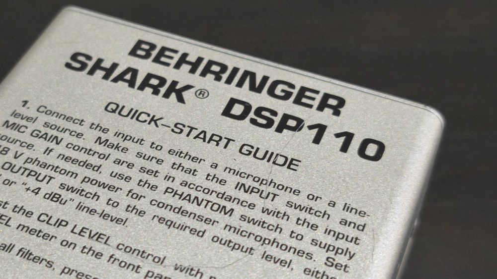 Processador de Sinal Behringer DSP-110