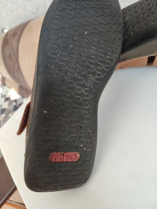 мужские летние сандали RIEKER кожа р.42 стелька 27см
