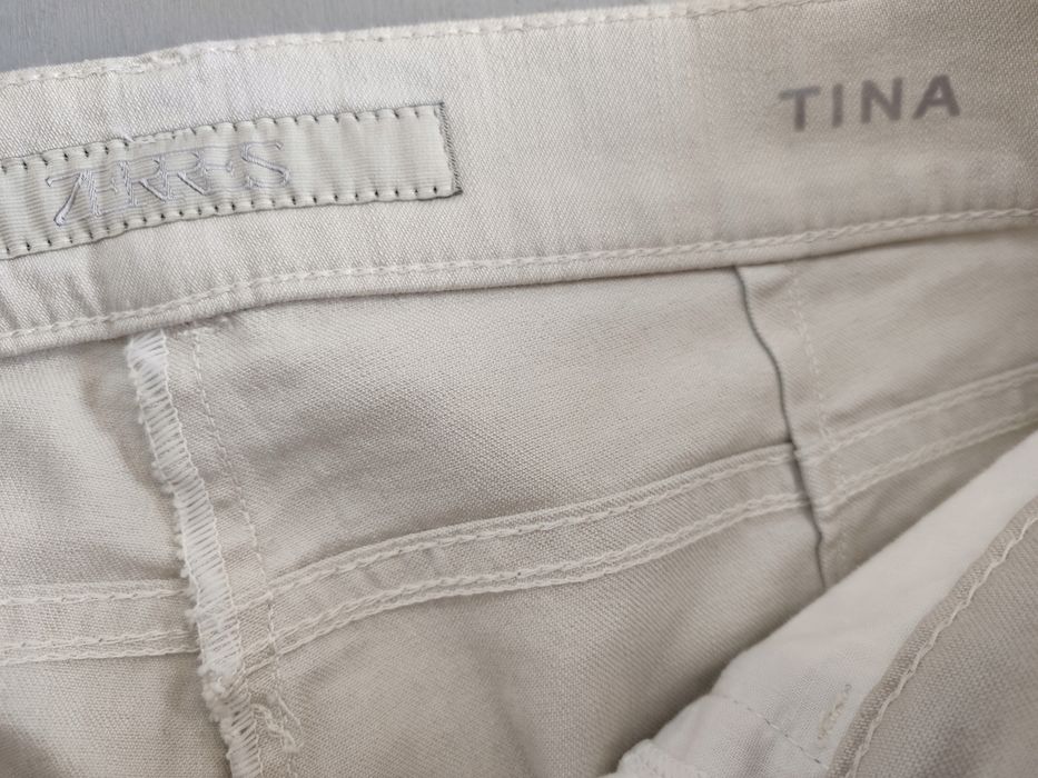 Zerres tina stylowe jasne jeansowe spodnie rozm 36