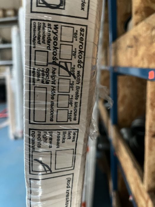 Drzwi pol-skone samba prawa 80 dwie sztuki