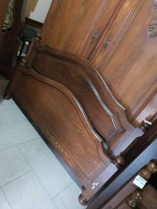 Łóżko łoże małżeńskie 150x200 drewniane dębowe dąb rustykalny FV DOWÓZ
