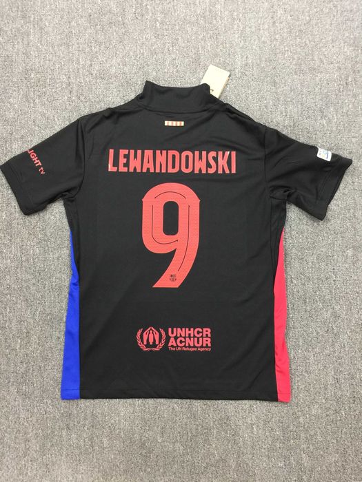 (Nowe) Nike Koszulka FC Barcelona Away 24/25 #9 Lewandowski R.S-3XL