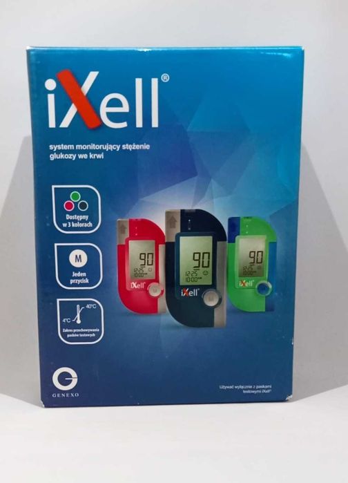 Glukometr iXell pełen komplet -fabrycznie nowy.