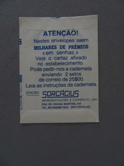 Carteira de cromos fechada de Futebol - Estádio - Sorcácius