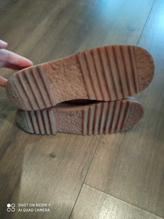 Buty skórzane 36/25 wkładka. Jasny brąz.