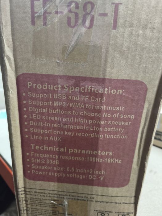 Zestaw do Karaoke mikrofon głośnik