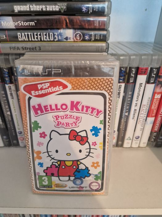 Hello kitty puzzle party nowa folia psp PlayStation portable