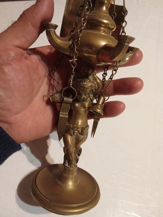 Lamparina de Azeite, em bronze