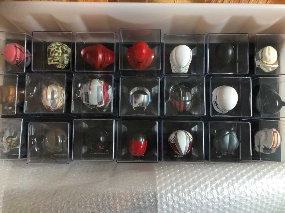 Coleção completa Capacetes Star Wars