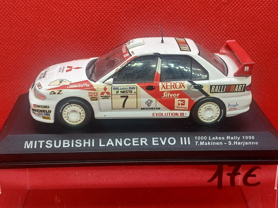 Miniaturas  1/43 Mitsubishi Rallyes em muito bom estado 8 diferentes