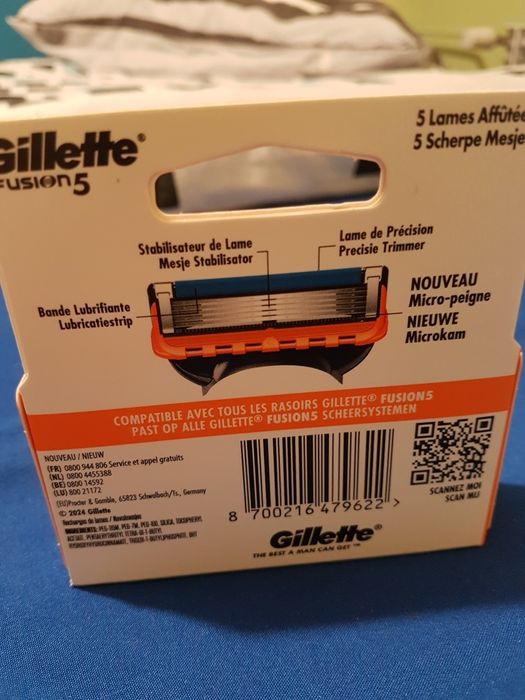 Gillette Fusion 5 nożyki,ostrza,zapasy