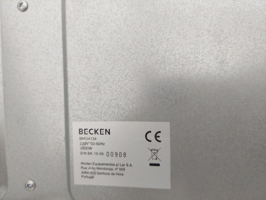 Forno eléctrico Becken