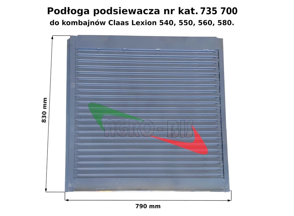 Podłoga podsiewacza 735 700 Claas Lexion