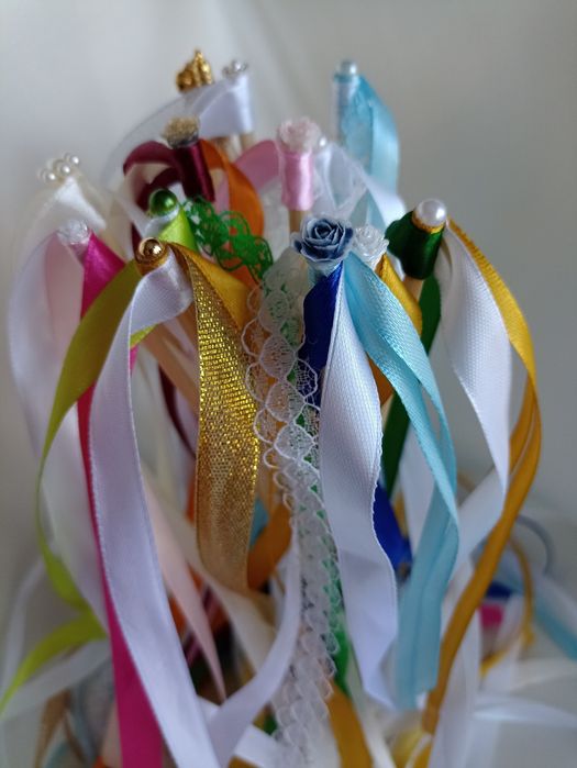 Chorągiewki ślubne różne kolory i ilości