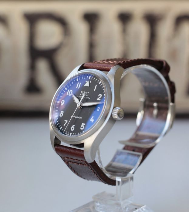 IWC Pilot 36 zegarek oryginal pudelko i wszystkie dokumenty
