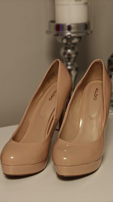 Szpilki skórzane ALDO 36
