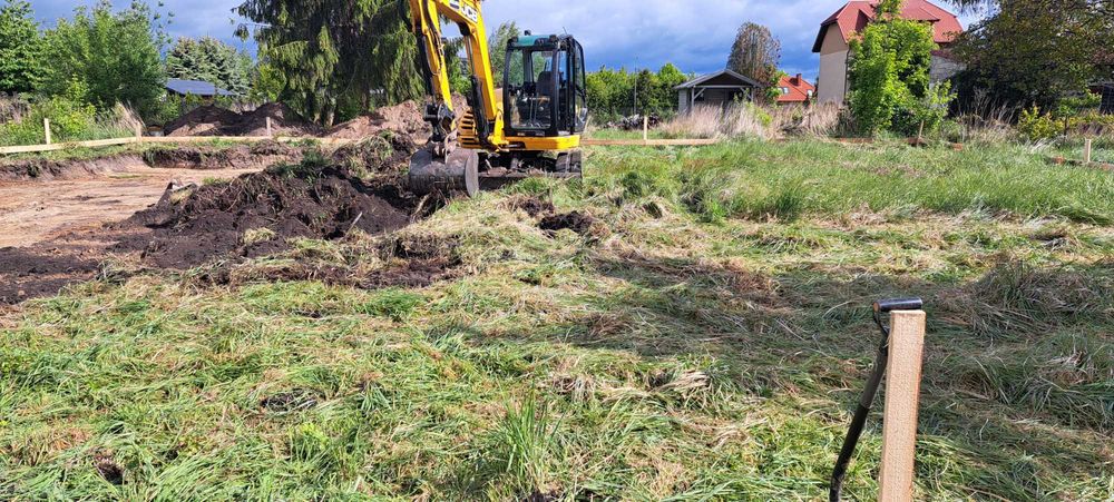 Prace Ziemne Uslugi Koparką 9 ton