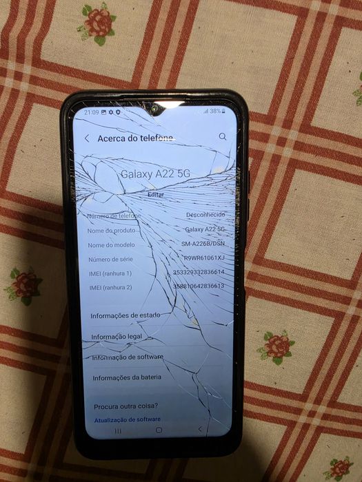 Telemóvel Samsung galaxy A 22
