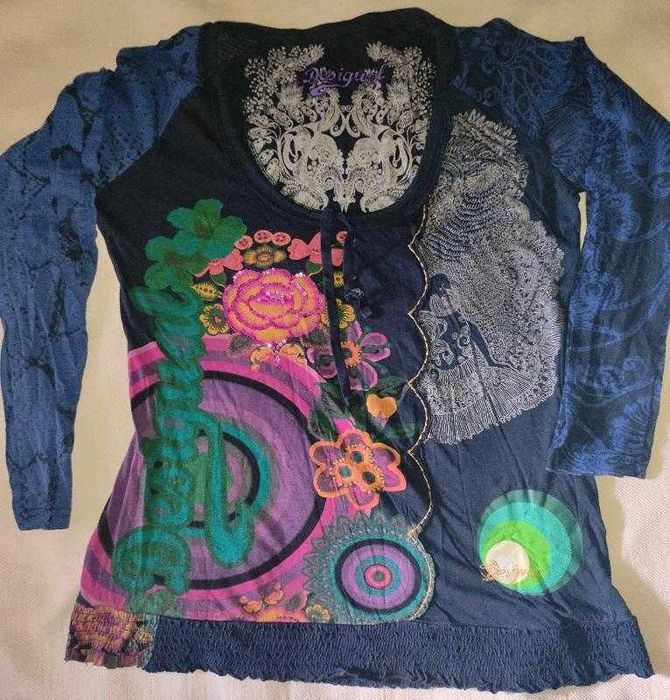 Лонгслів desigual з дуже м'якого трикотажу