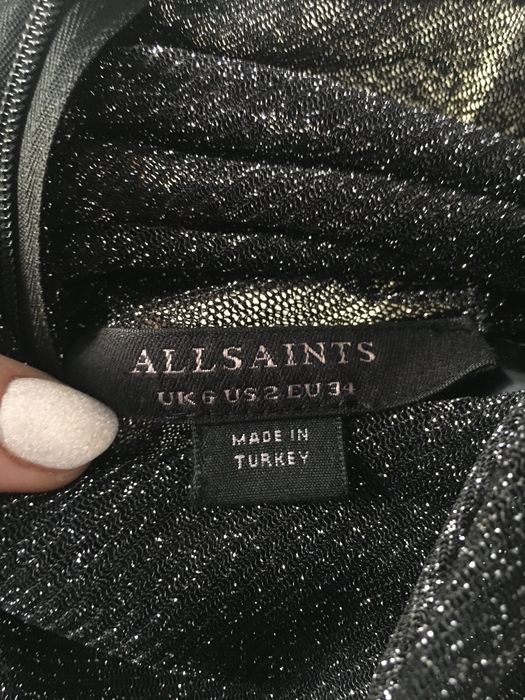 AllSaints sukienka Tia Metallic r. XS/S