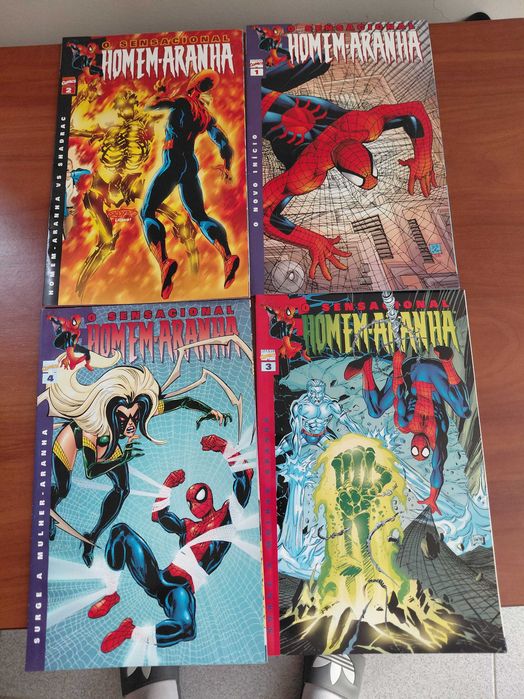Coleção de livros de banda desenhada spidermam