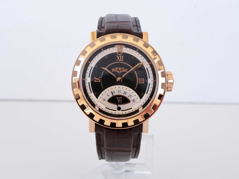 Dewitt Academia Seconde Retrograde Serenity 18K Rose Gold 43